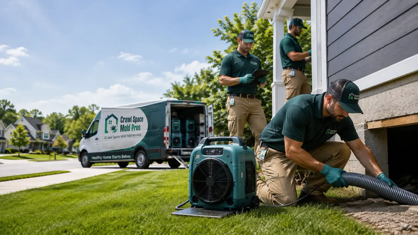 Crawl Space Mold Removal in Lewisville, AR